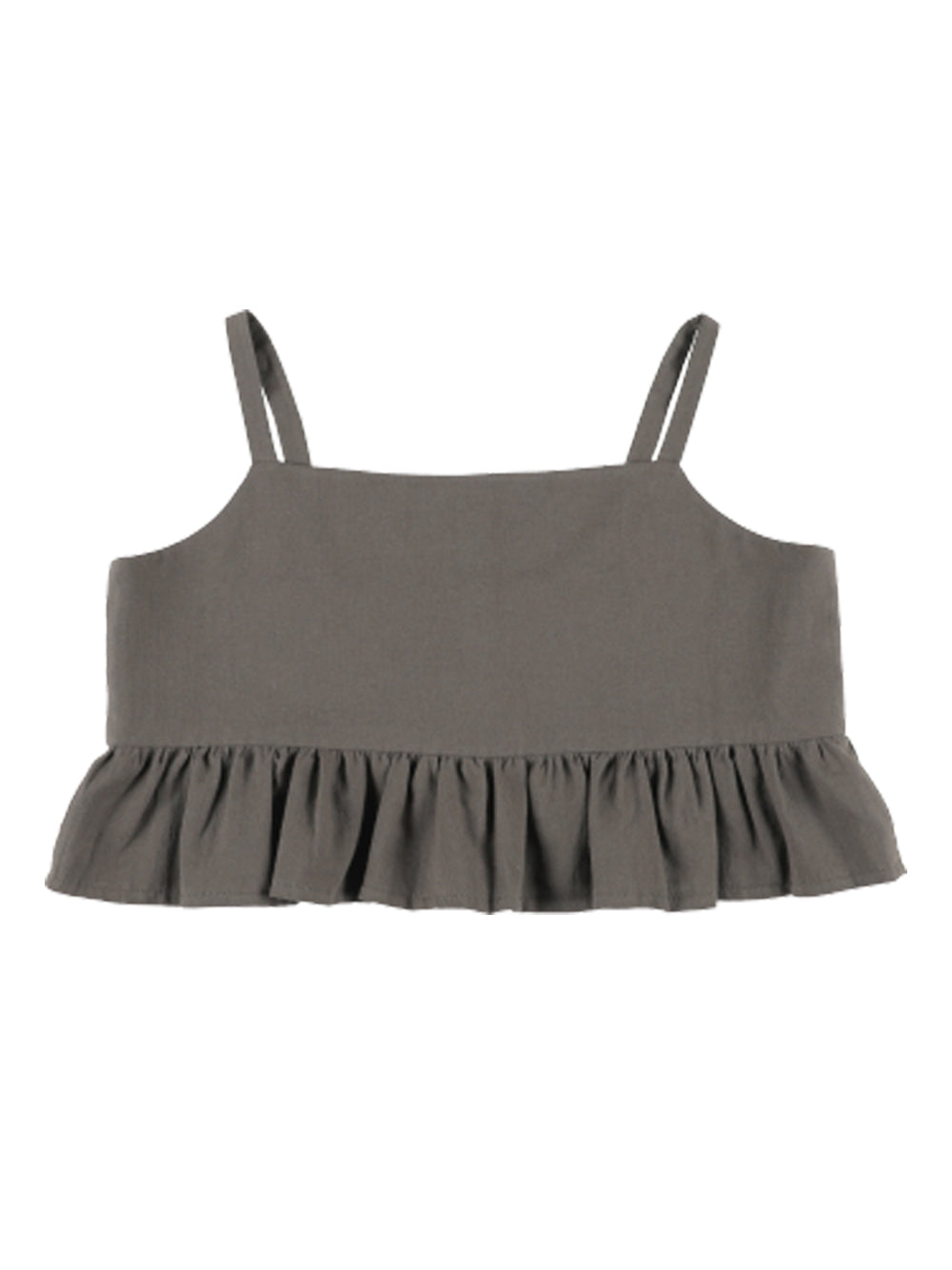 PREORDER: Cropped Ruffle Top