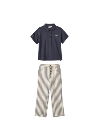 Erodium Blue White Trousers