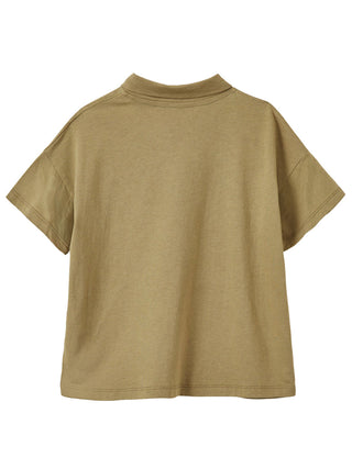 Radicchio Khaki Polo Top