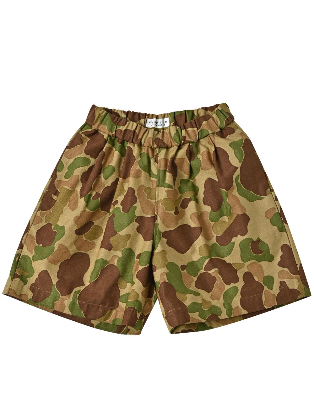 PREORDER: Khaki Camo Shorts