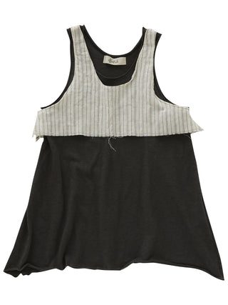 Grunge Charcoal Tank Top