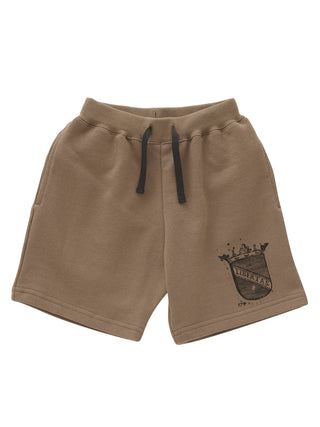 Libertas Brown Sweat Shorts