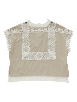 Cotton Beige Lace Top