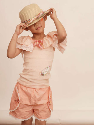 Broderie Peach Top