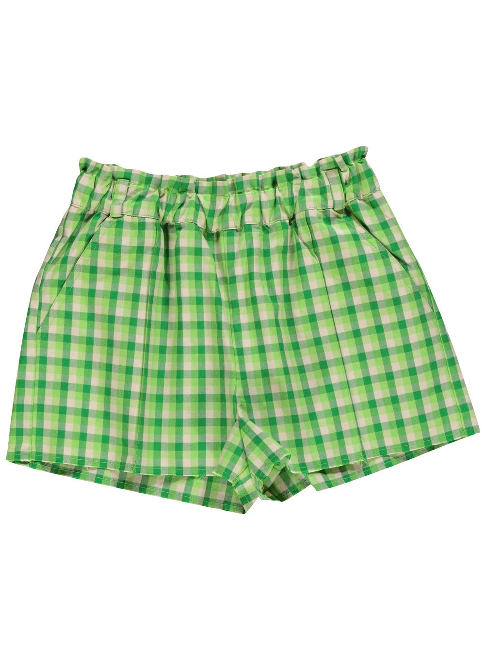 Green Checked Shorts