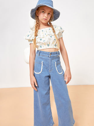 Carine Denim Pants