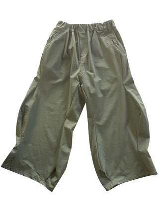 Khaki Tuck Pants