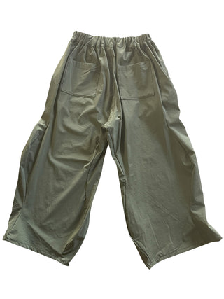 Khaki Tuck Pants