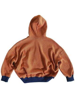 Mesh Orange Hoodie