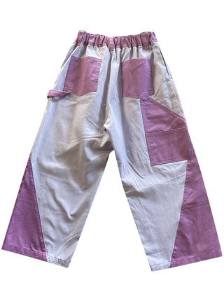 Lilac Colorblock Pants