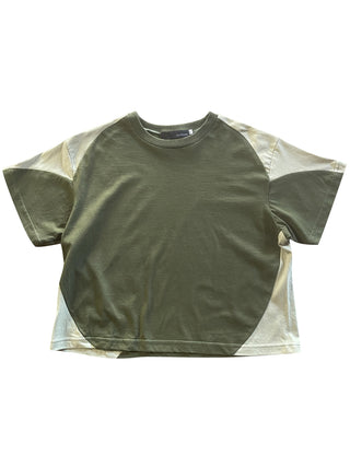 Khaki Contrast T-Shirt