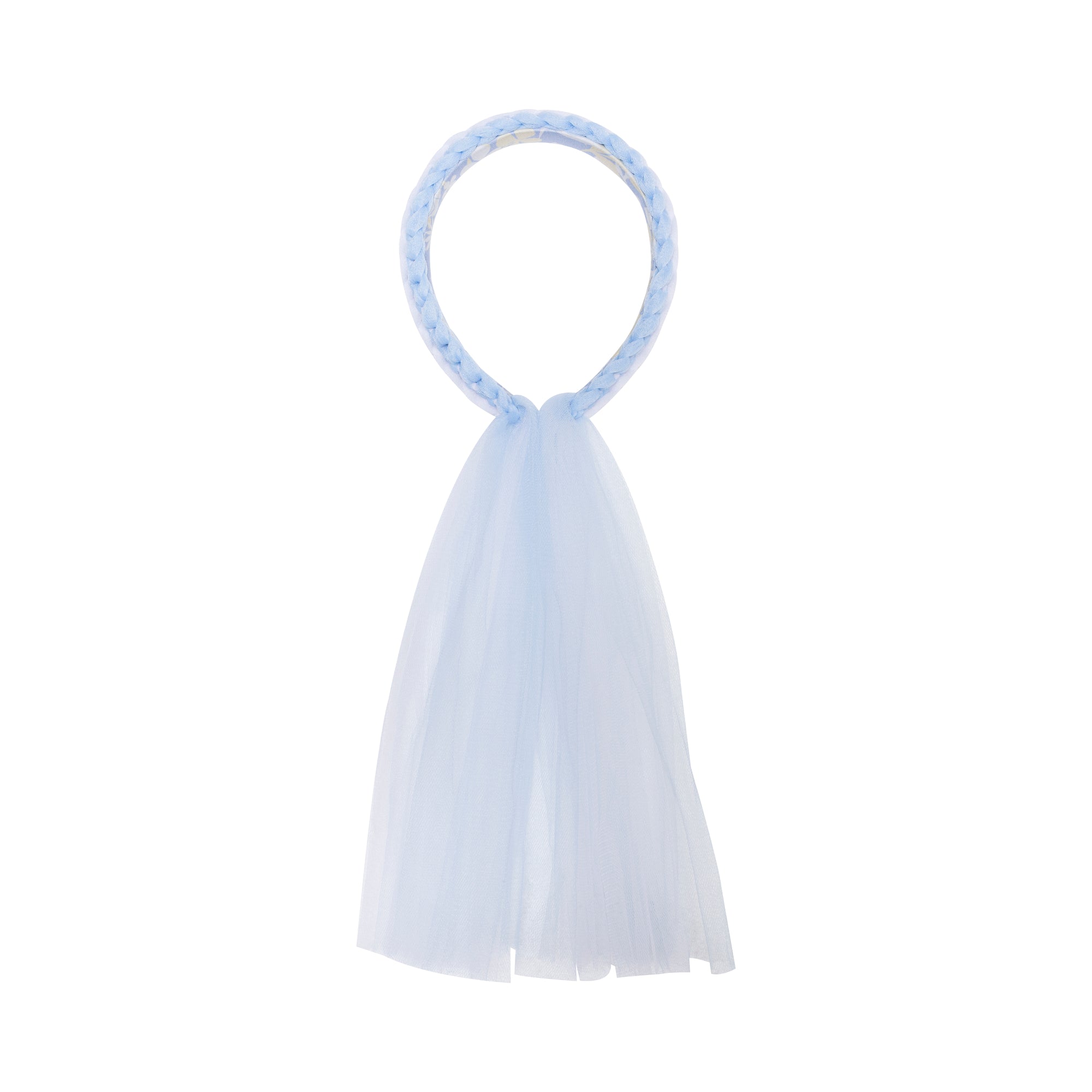 Blue Tulle Head Band