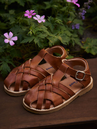 Cognac Diamond Sandals