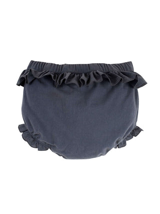 Navy Blue Frills Culotte