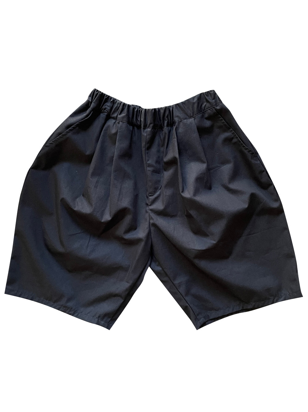 Diagonal Pleat Shorts
