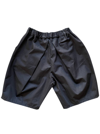 Diagonal Pleat Shorts