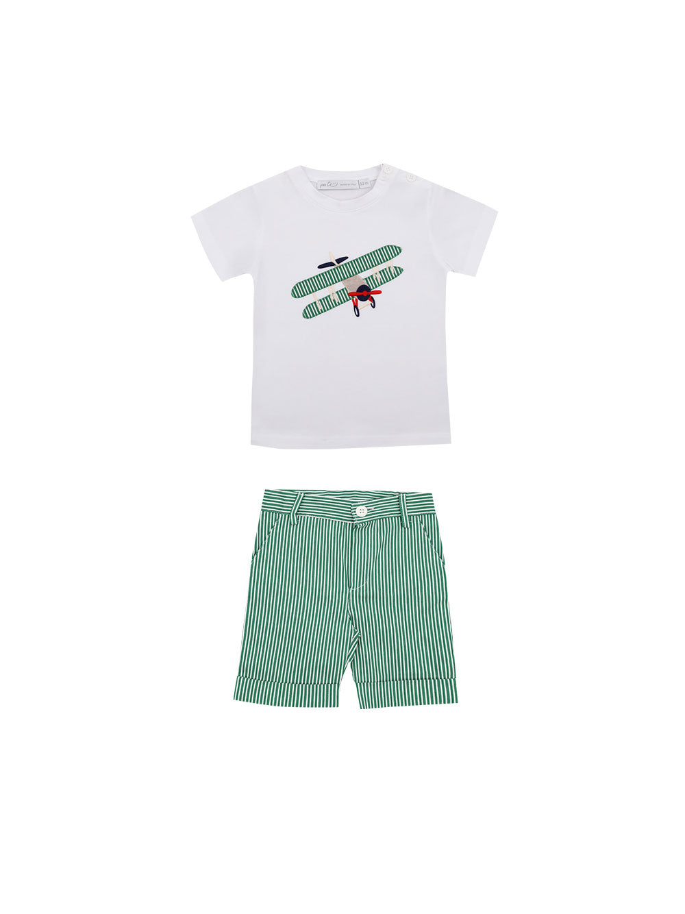 PREORDER: Green Striped Shorts