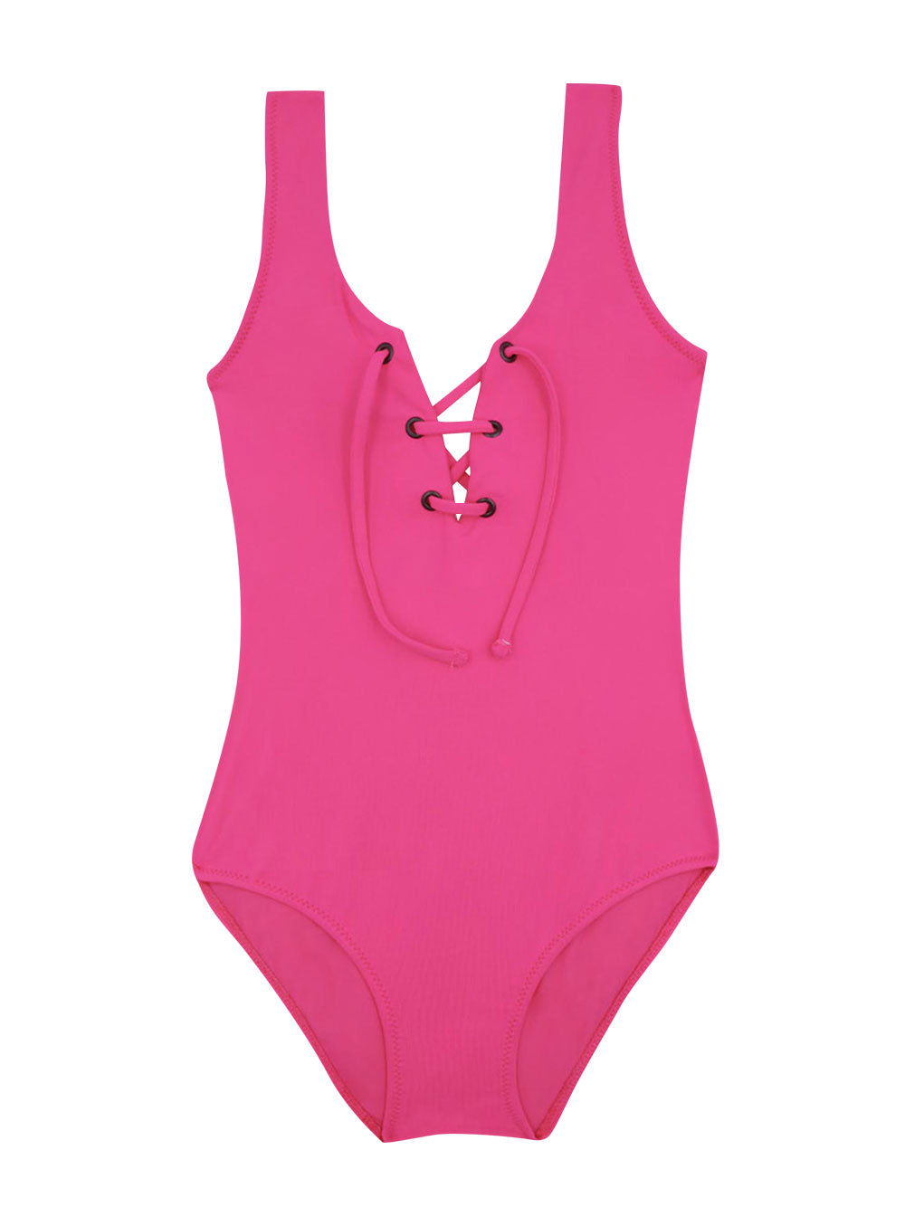 Fuxia Lace Swimsuit