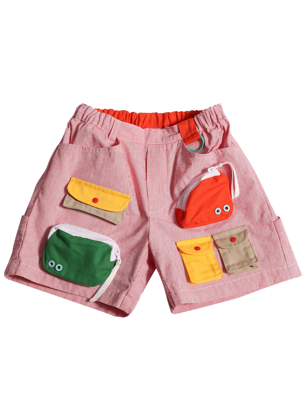 Fisher Red Cargo Shorts