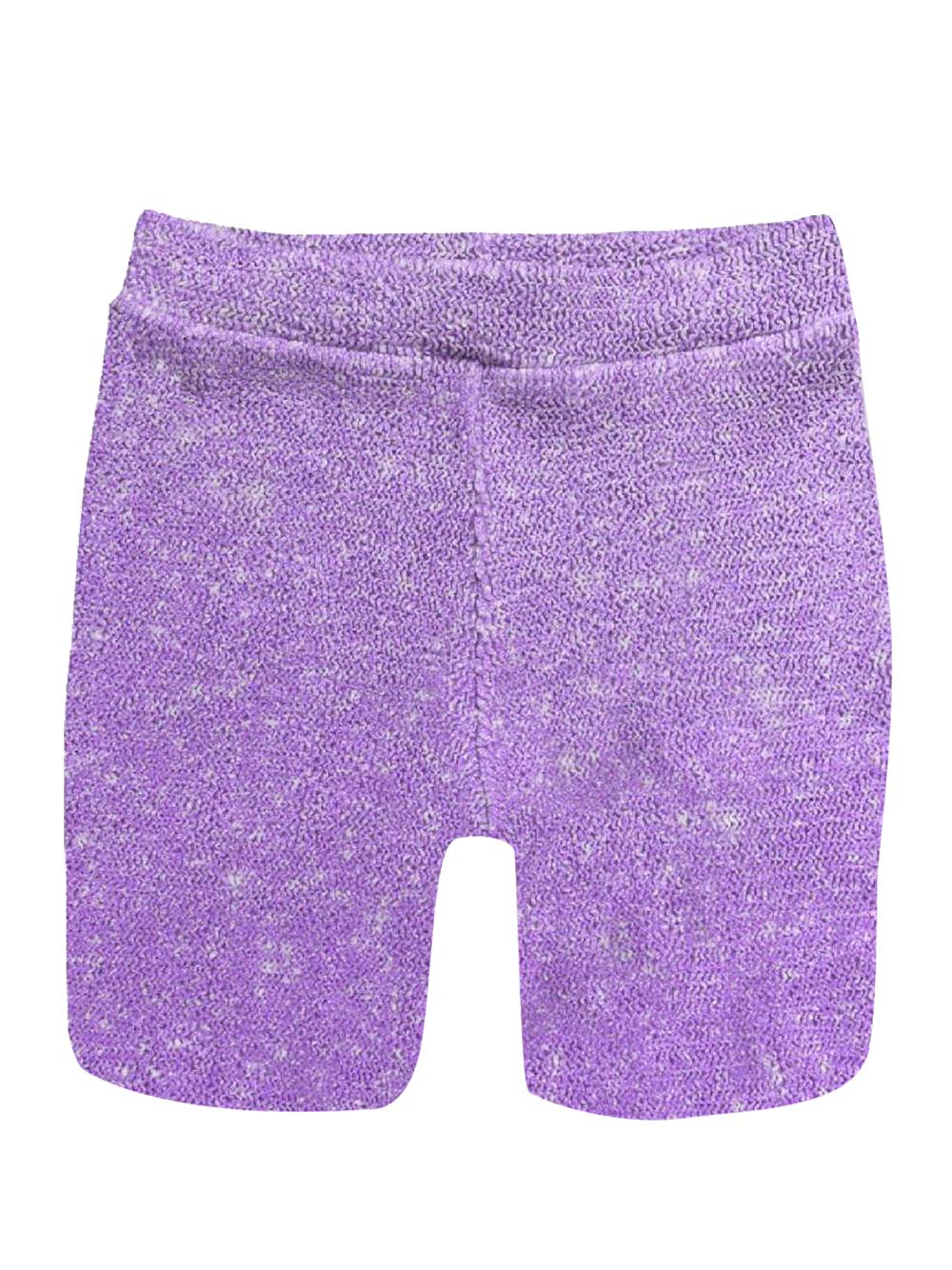 Lurex Purple Crinkle Shorts 2