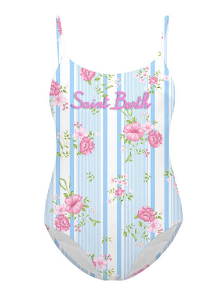 Cecille Gaze Flower One Piece