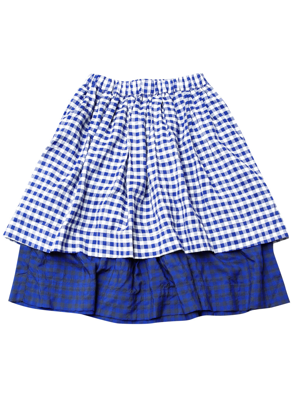 Shirring Layered Skirt