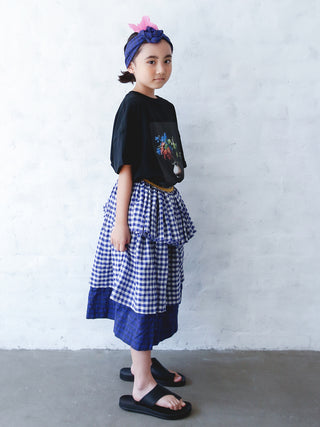 Shirring Layered Skirt