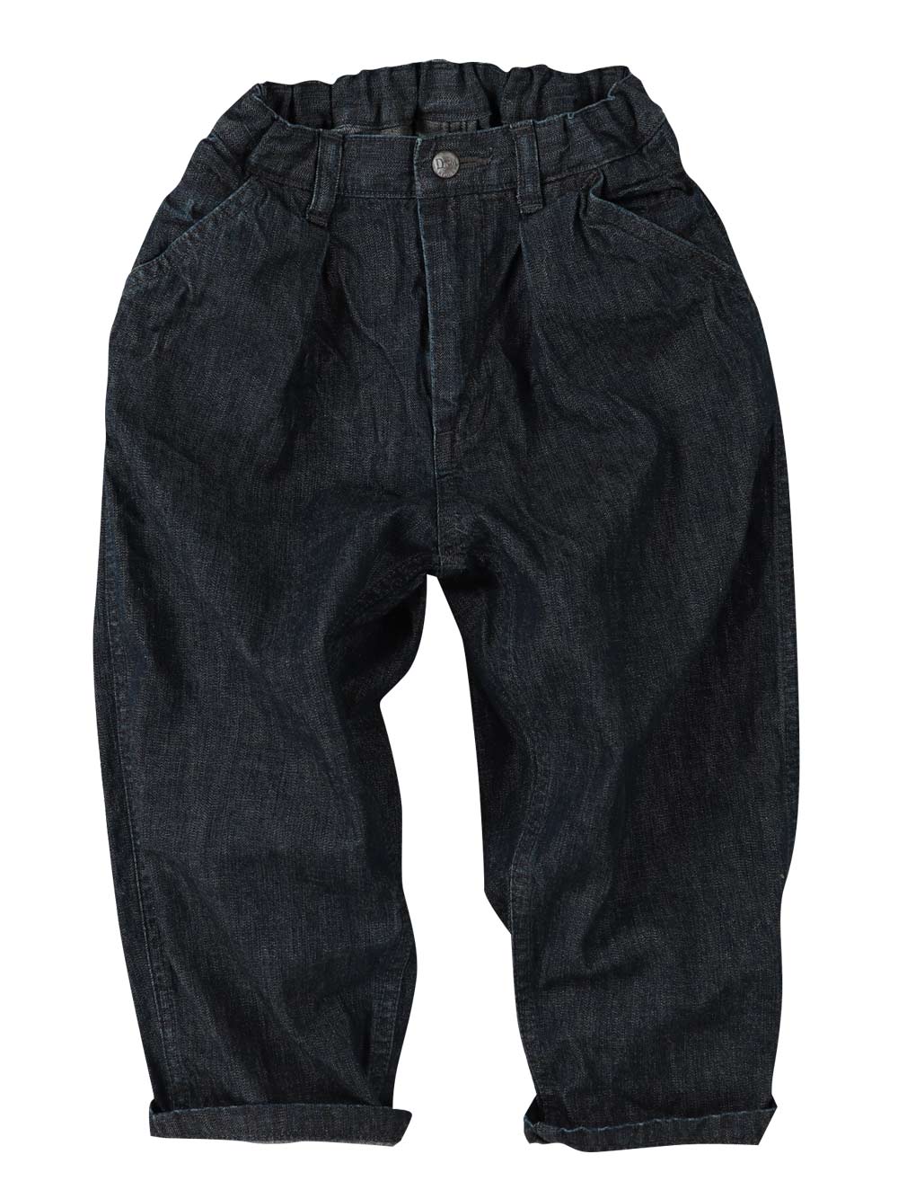 PREORDER: Denim Dungaree Black Trousers