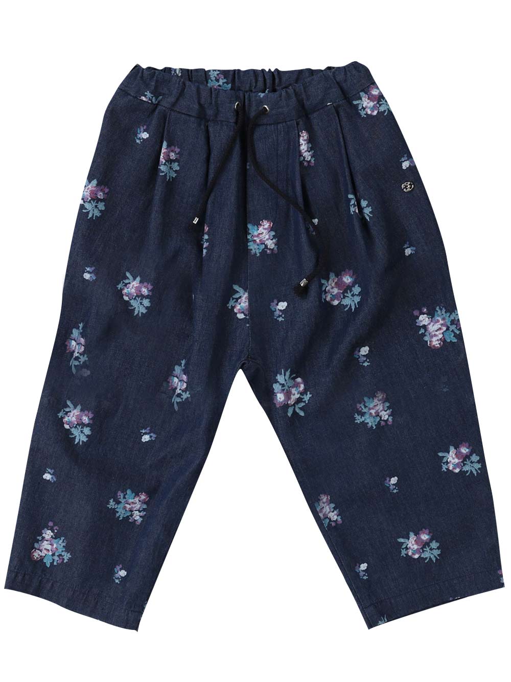 Navy Floral Pants