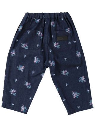 Navy Floral Pants