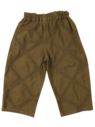 Khaki Wide Pants