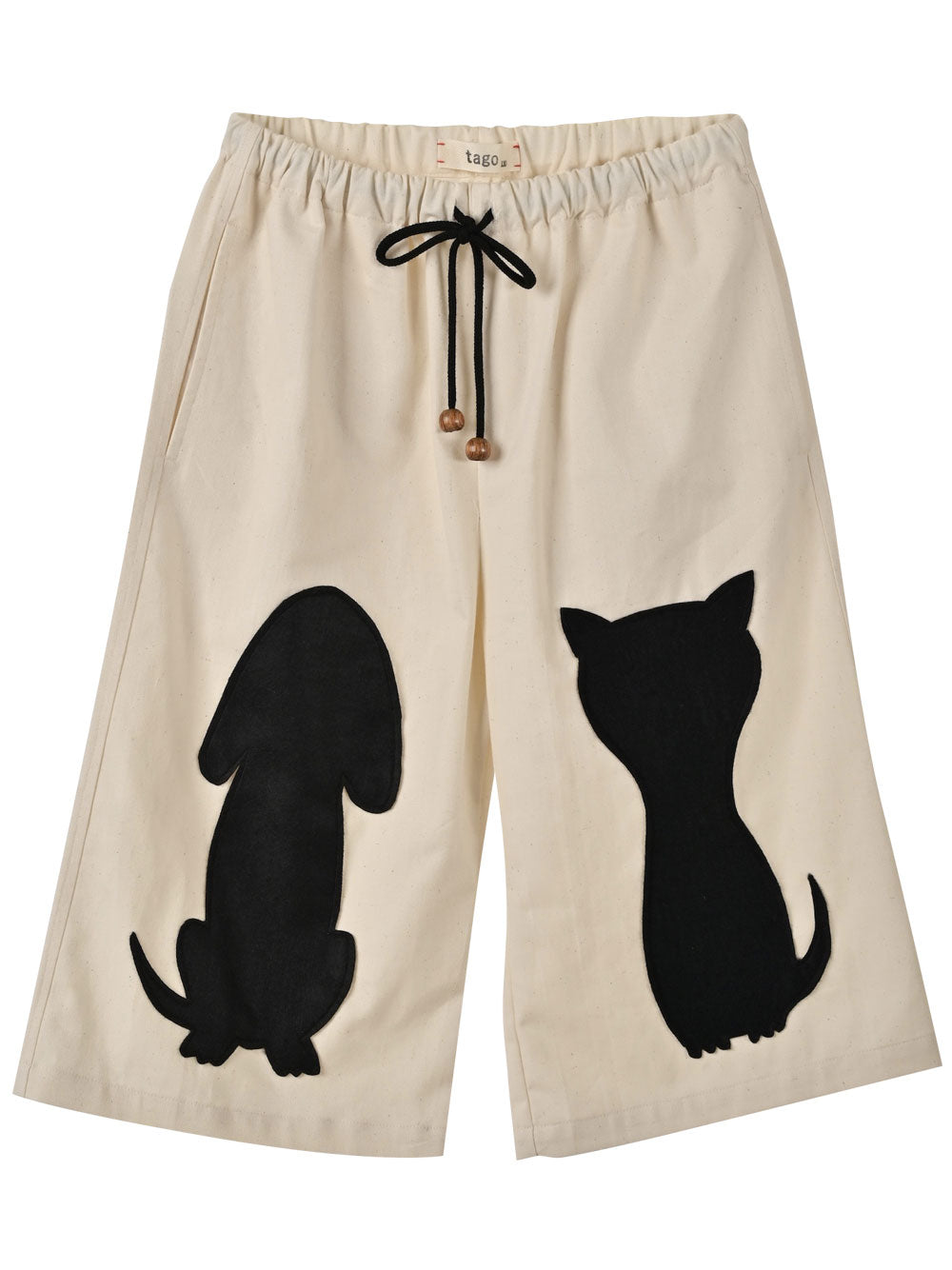 Dog and Cat Cropped Pants