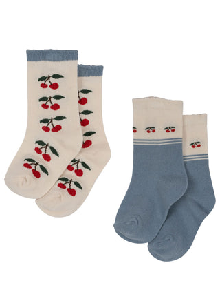 2 Pack Cherry Socks