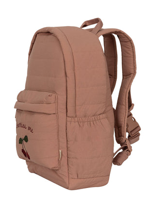 Cameo Brown Juno Quilted Backpack