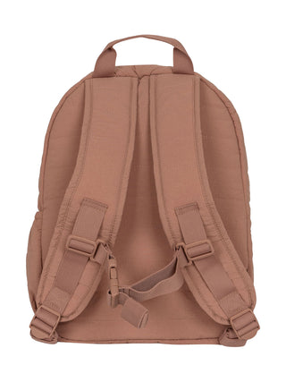 Cameo Brown Juno Quilted Backpack