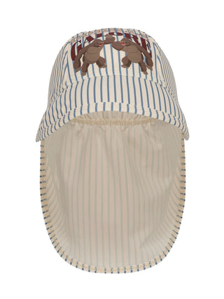 Aster Stripe Blue Sun Hat