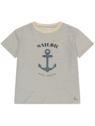 Stripe Blue Famo Tee