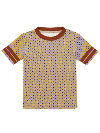 Pewter Flower Dot Rec Tee