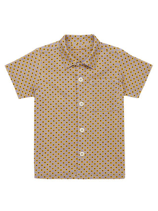 Pewter Flower Dot Sonny Top