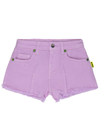 Lavender Denim Shorts