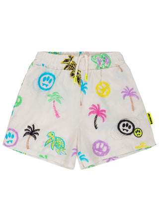 Crema Popline Shorts