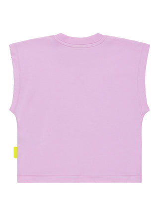 Lavender Neckline Logo T-Shirt