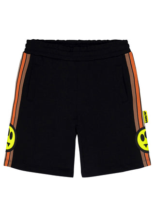 Nero Side Stripe Sweatshorts