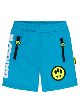 Turquoise Front Pocket Sweatshorts