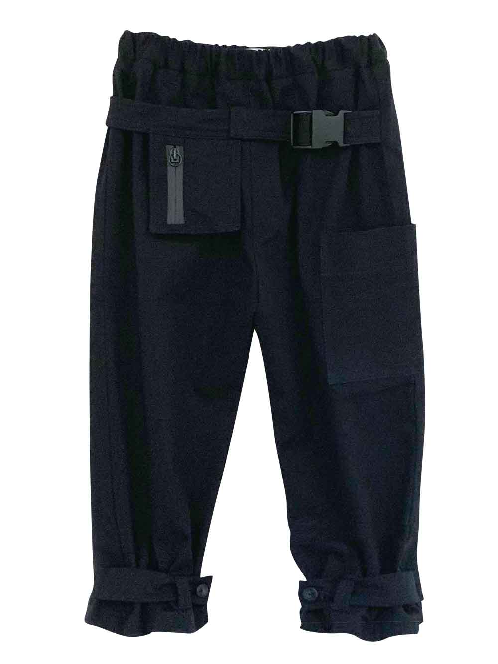 Pargo Black Cargo Trousers