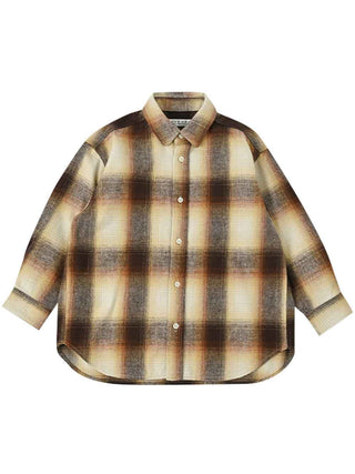 Beige Plaid Shirt