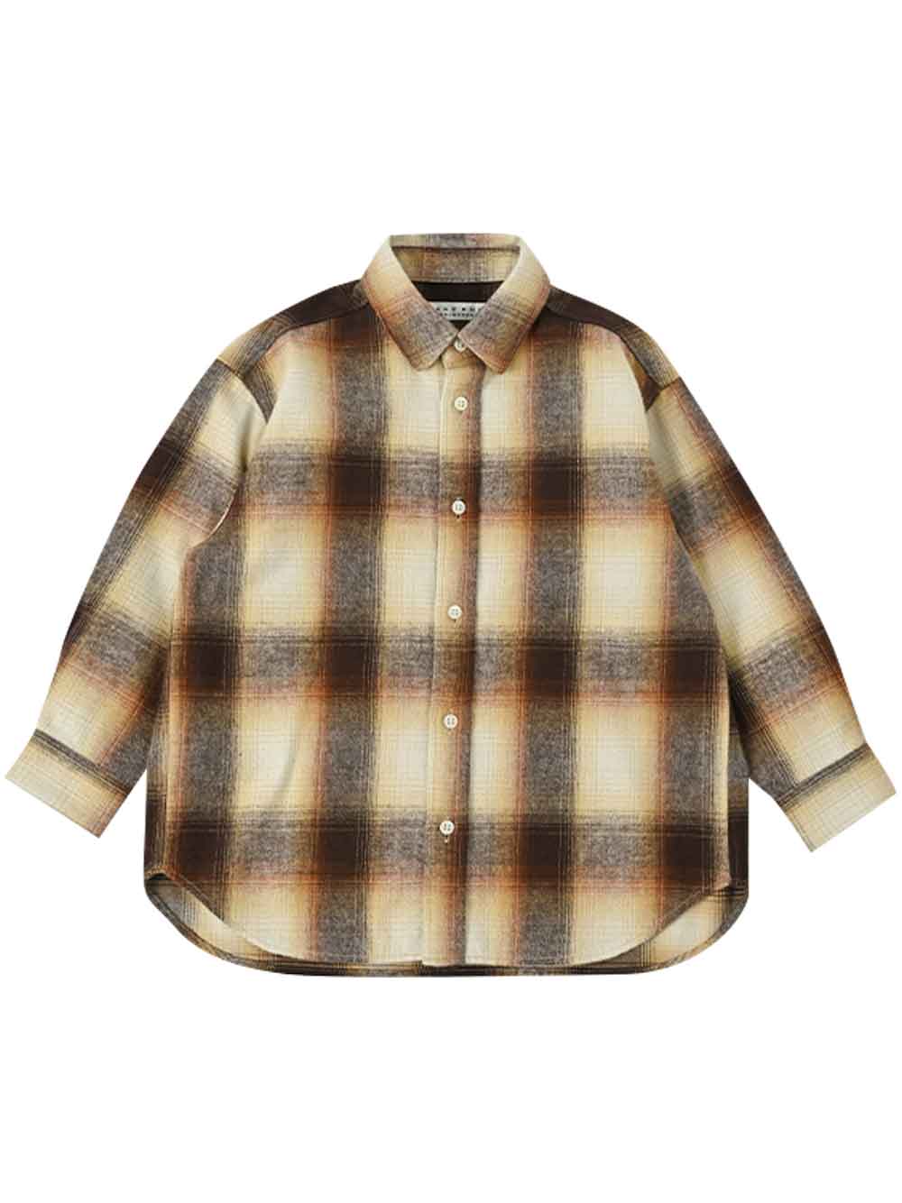 PREORDER: Beige Plaid Shirt