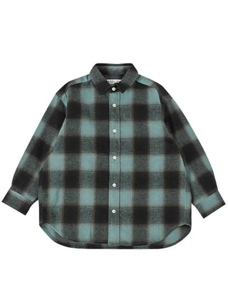 Lake Blue Plaid Shirt