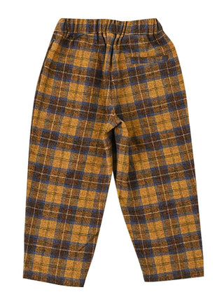 Dark Yellow Plaid Pants