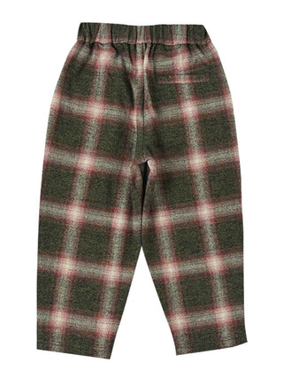 Moss Green Plaid Pants